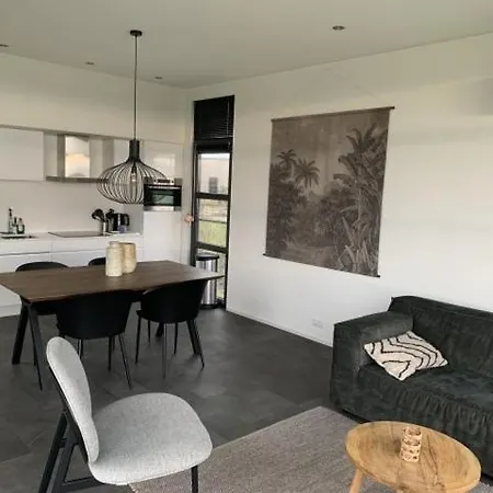 Enkhuizer Strand Chalet Meeresrauschen Erste Reihe mit Zaun Haus Nr 249-2